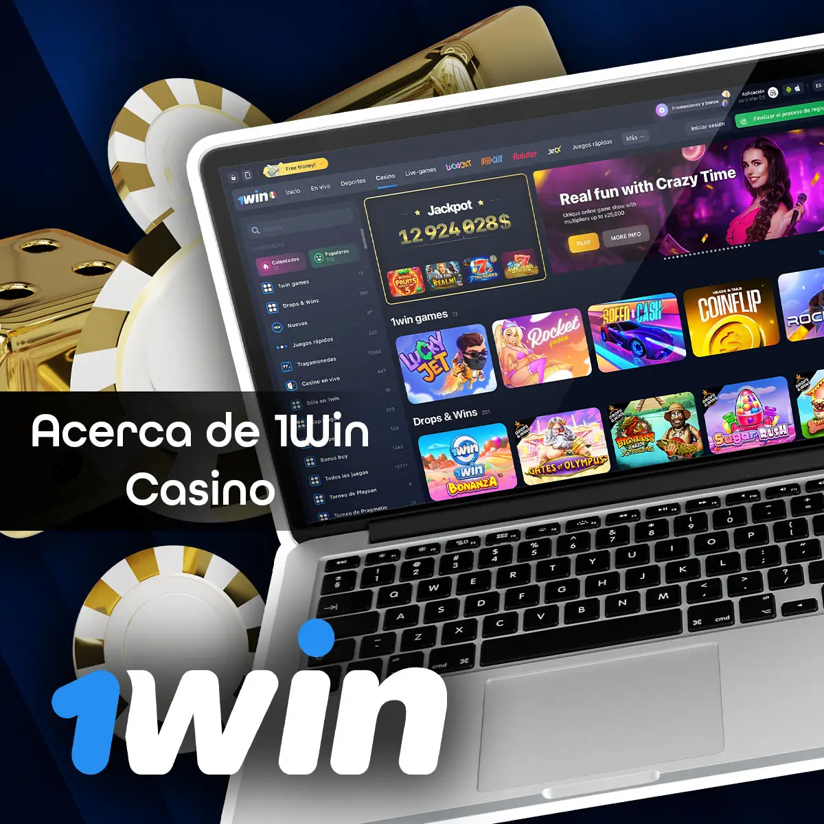 Reseña de los juegos de casino en línea de la empresa de apuestas 1win en México