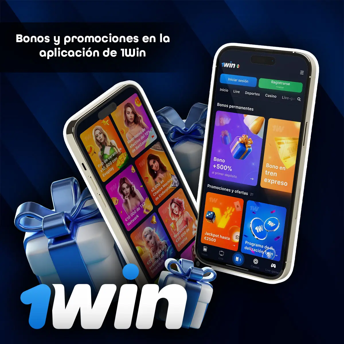 Los mejores bonos y promociones en la aplicación móvil de 1win