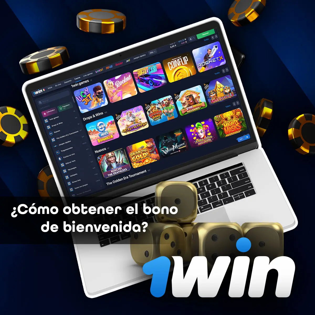 Un gran número de juegos de casino en la aplicación móvil de 1win